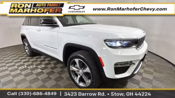 2023 Bright White Clearcoat Jeep Grand Cherokee 4xe 4X4 SUV
