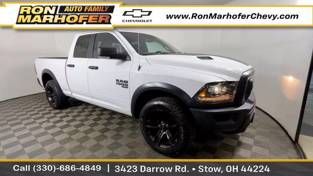 2022 Bright White Clearcoat Ram 1500 Classic Warlock 4X4 Truck