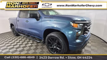 2024 Lakeshore Blue Chevrolet Silverado 1500 Custom 4X4 Truck