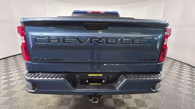 2024 Lakeshore Blue Chevrolet Silverado 1500 Custom 4X4 Truck