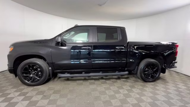 2023 Black Chevrolet Silverado 1500 Custom 4X4 Truck
