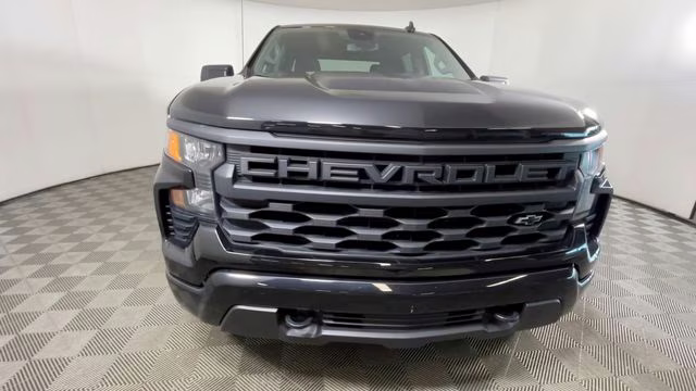 2023 Black Chevrolet Silverado 1500 Custom 4X4 Truck