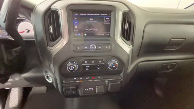 2023 Black Chevrolet Silverado 1500 Custom 4X4 Truck