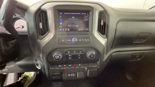 2023 Black Chevrolet Silverado 1500 Custom 4X4 Truck