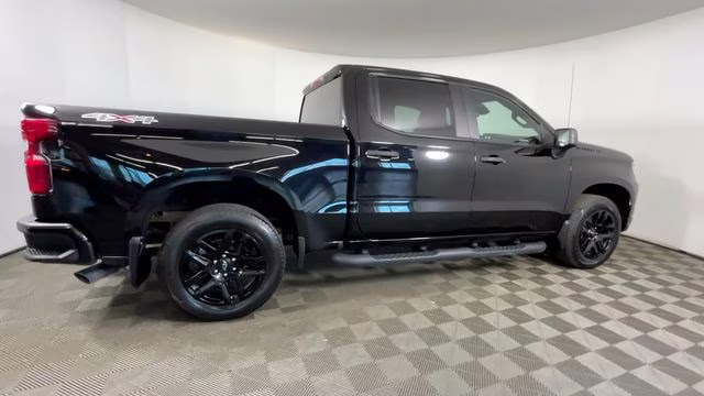 2023 Black Chevrolet Silverado 1500 Custom 4X4 Truck