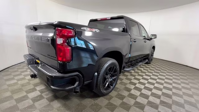 2023 Black Chevrolet Silverado 1500 Custom 4X4 Truck