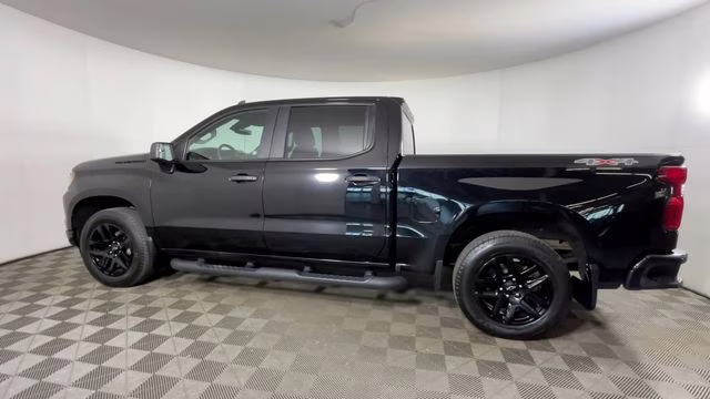 2023 Black Chevrolet Silverado 1500 Custom 4X4 Truck