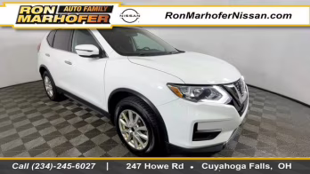 2020 Glacier White Nissan Rogue S FWD SUV