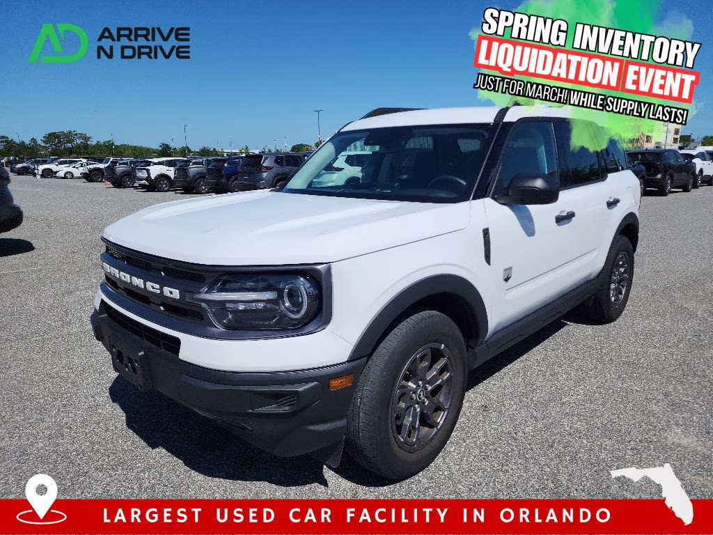 2024 Oxford White Ford Bronco Sport Big Bend 4X4 SUV