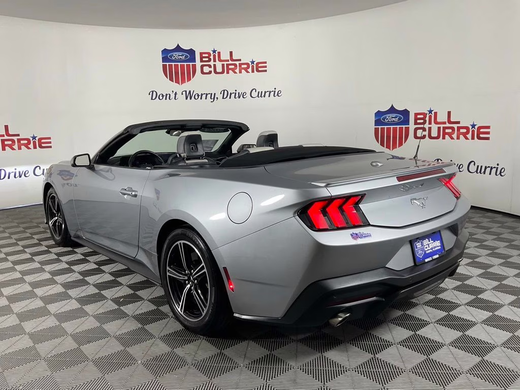 2024 Silver Metallic Ford Mustang EcoBoost Premium RWD Convertible