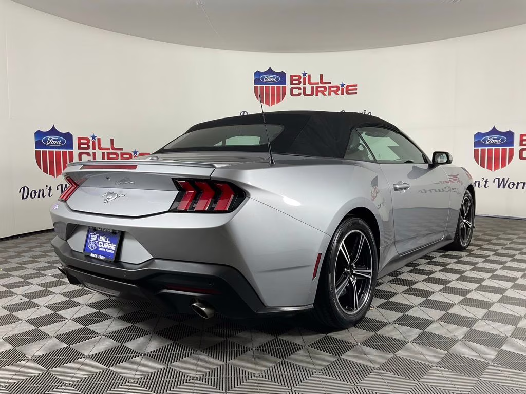2024 Silver Metallic Ford Mustang EcoBoost Premium RWD Convertible