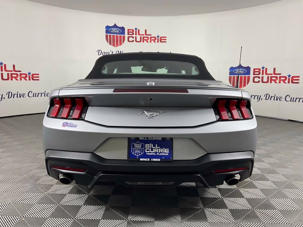 2024 Silver Metallic Ford Mustang EcoBoost Premium RWD Convertible