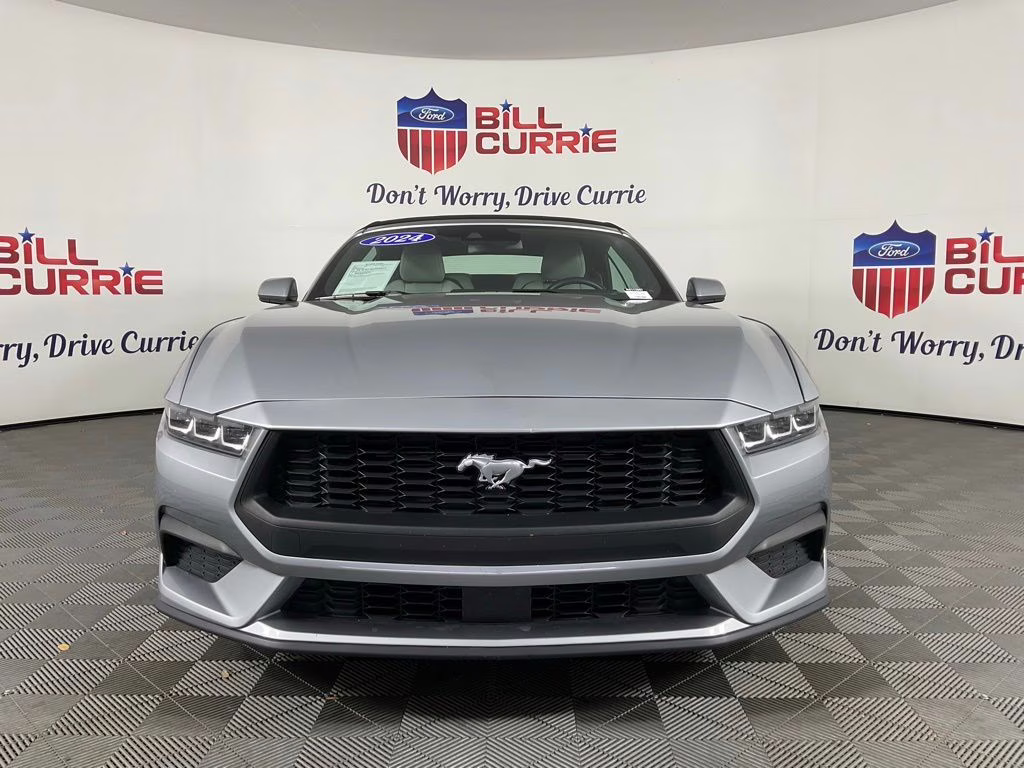 2024 Silver Metallic Ford Mustang EcoBoost Premium RWD Convertible