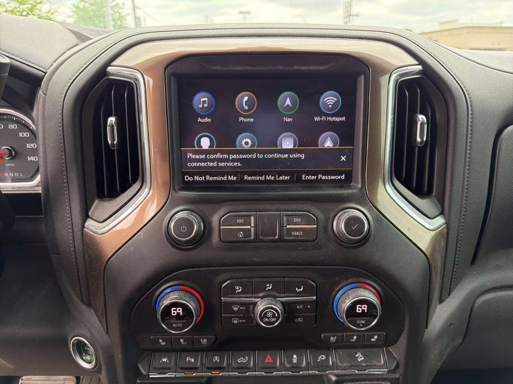 2021 Black Chevrolet Silverado 1500 High Country 4X4 Truck