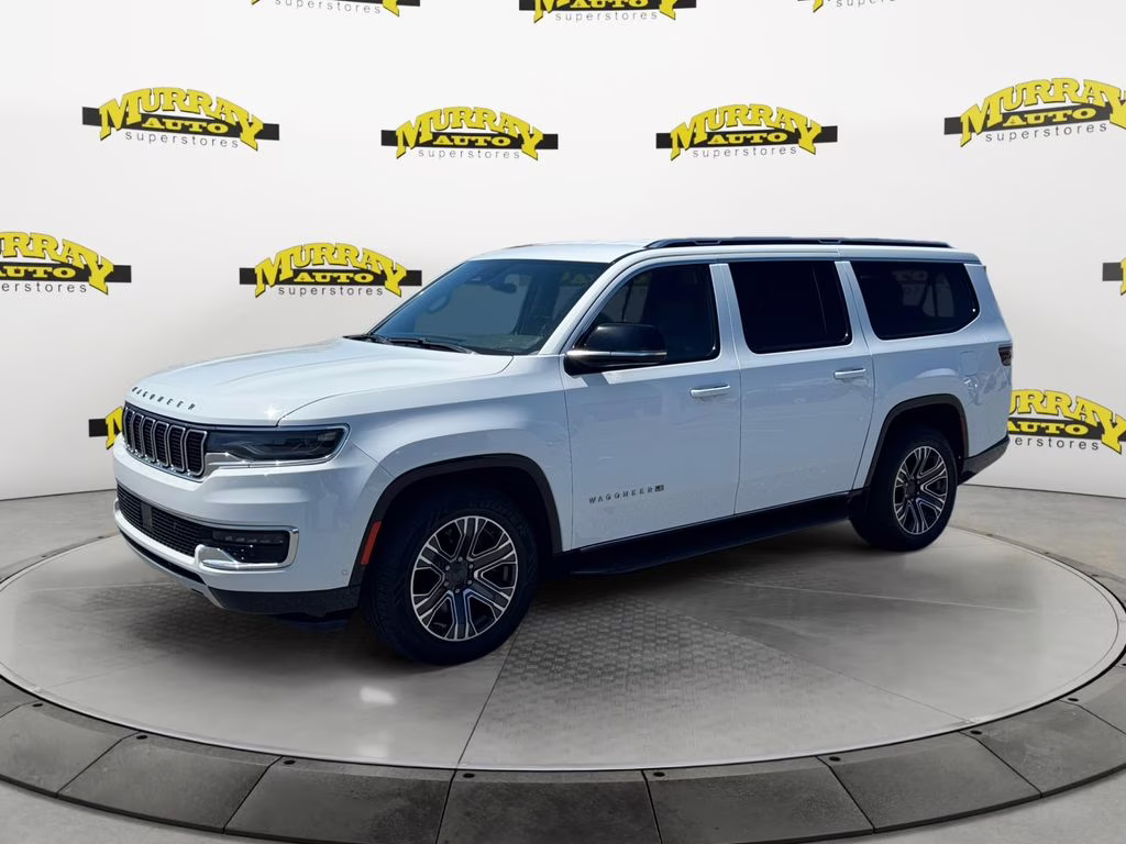 2024 Bright White Clearcoat Jeep Wagoneer L Series II RWD SUV