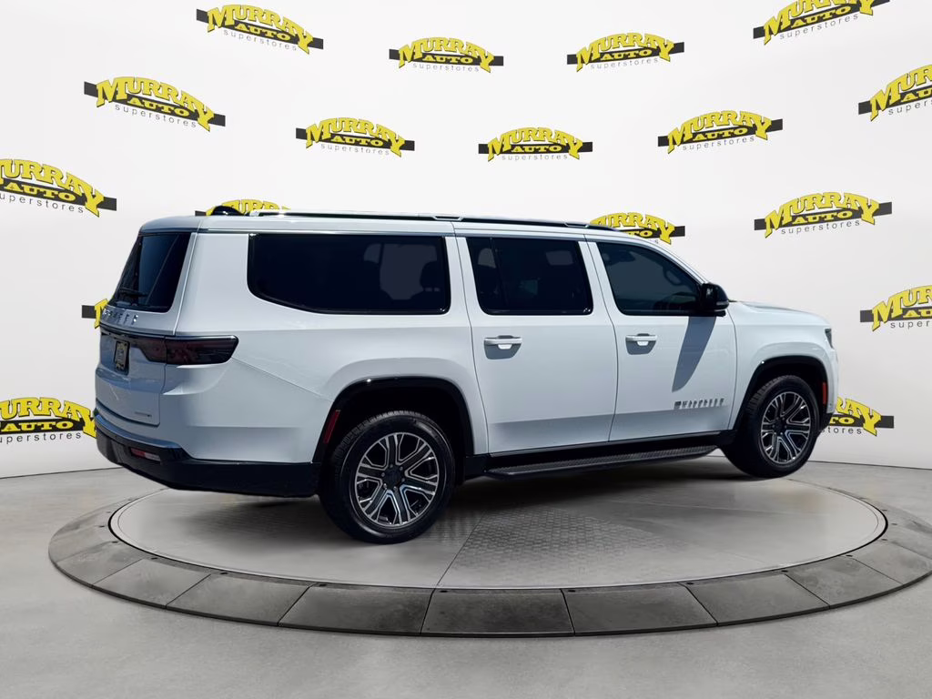 2024 Bright White Clearcoat Jeep Wagoneer L Series II RWD SUV
