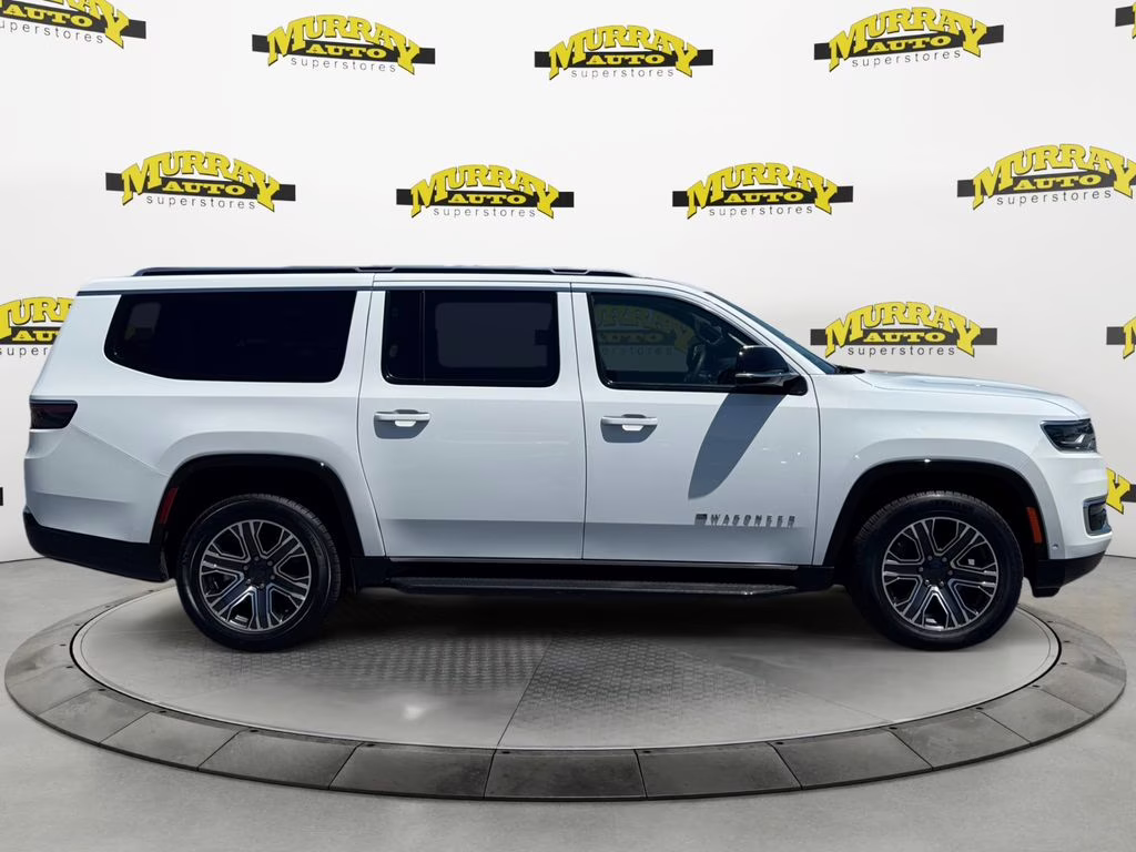 2024 Bright White Clearcoat Jeep Wagoneer L Series II RWD SUV