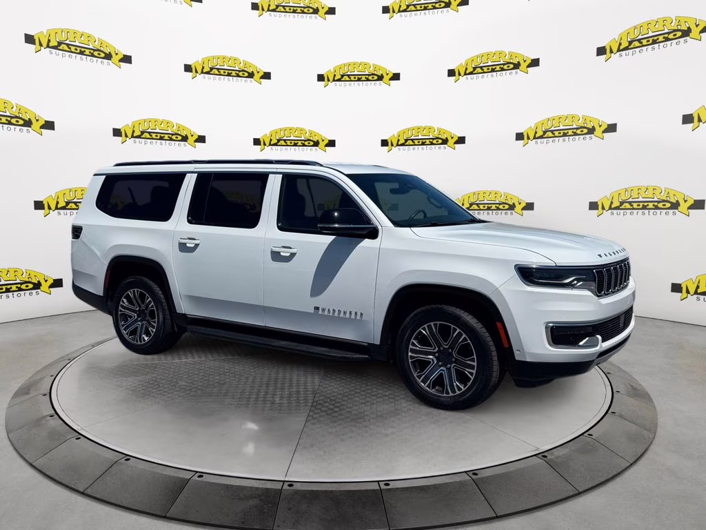 2024 Bright White Clearcoat Jeep Wagoneer L Series II RWD SUV