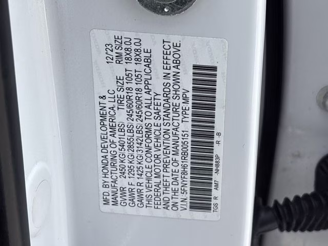 2024 Platinum White Pearl Honda Passport TrailSport AWD SUV