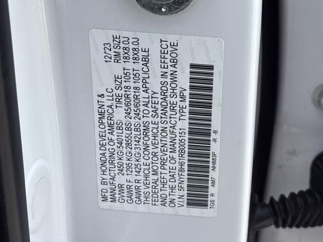 2024 Platinum White Pearl Honda Passport TrailSport AWD SUV