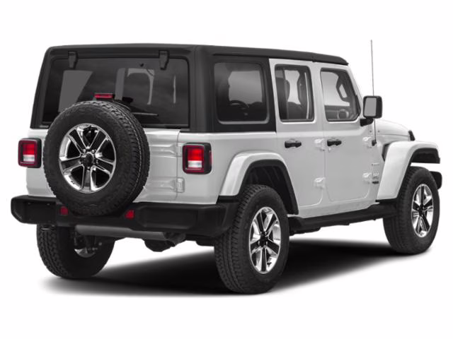 2019 Bright White Clearcoat Jeep Wrangler Unlimited Sahara 4X4 SUV