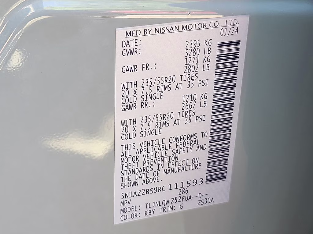 2024 Boulder Gray Pearl Nissan Murano SV AWD SUV
