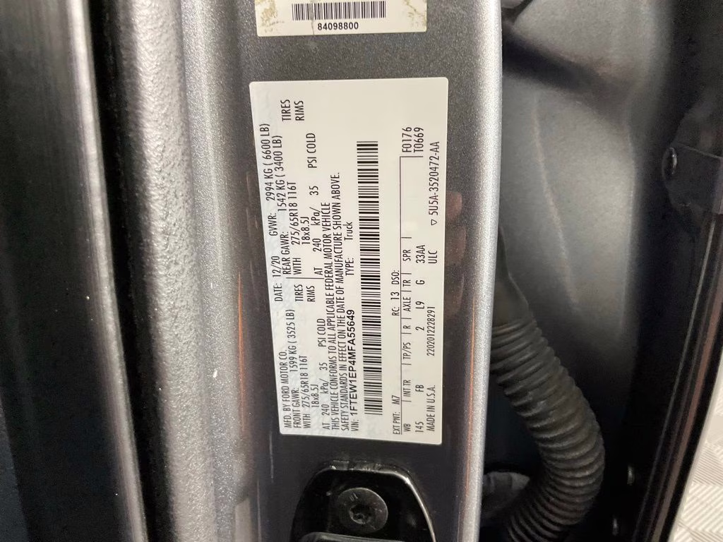 2021 Gray Metallic Ford F-150 XLT 4X4 Truck