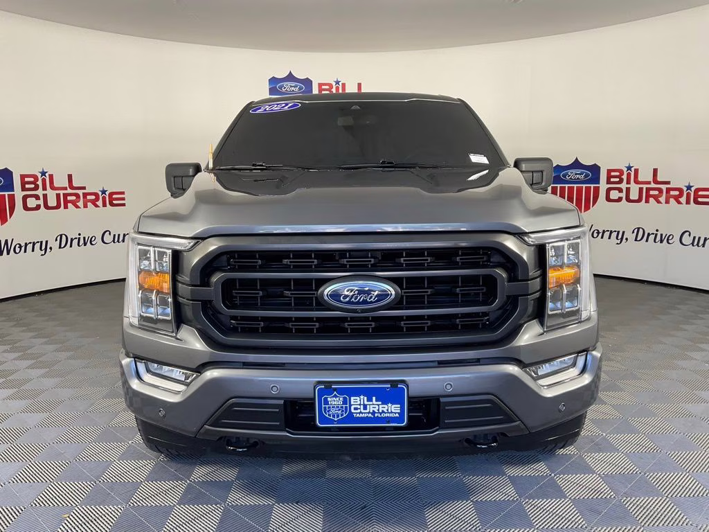 2021 Gray Metallic Ford F-150 XLT 4X4 Truck