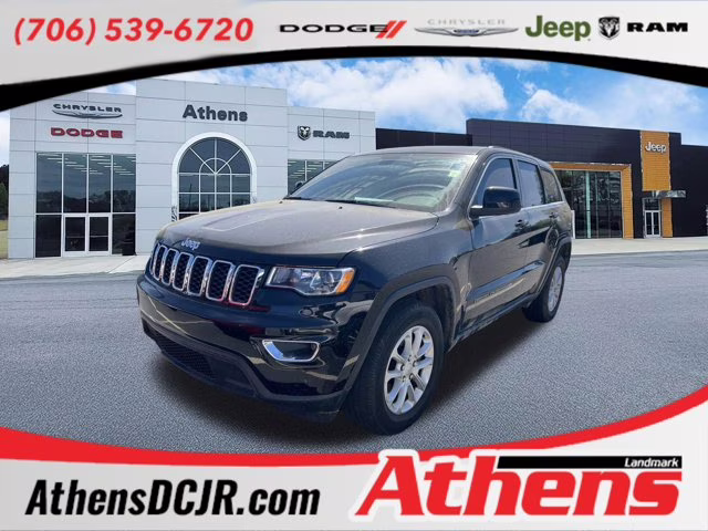 2022 Diamond Black Crystal Pearlcoat Jeep Grand Cherokee WK Laredo E RWD SUV