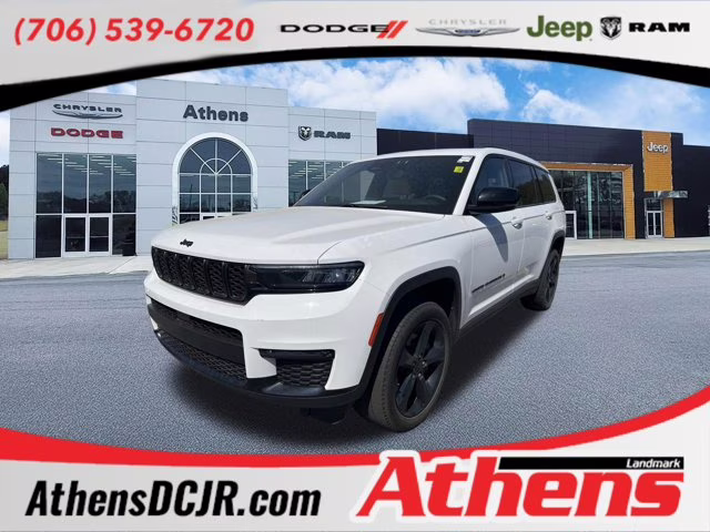 2023 Bright White Clearcoat Jeep Grand Cherokee L Limited RWD SUV