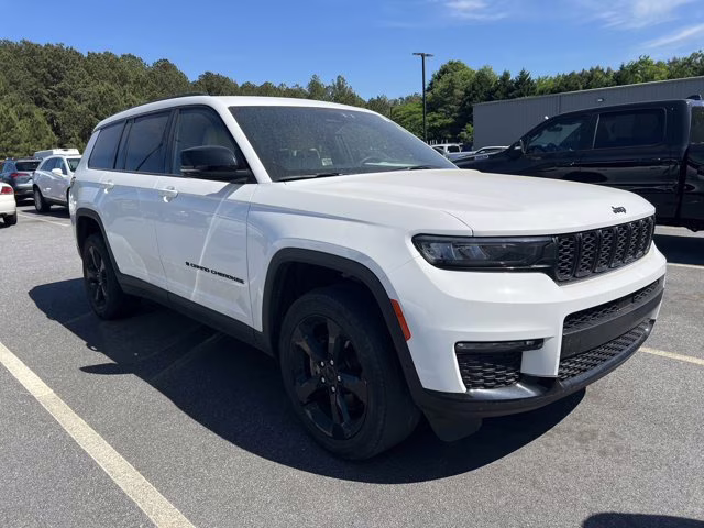 2023 Bright White Clearcoat Jeep Grand Cherokee L Limited RWD SUV
