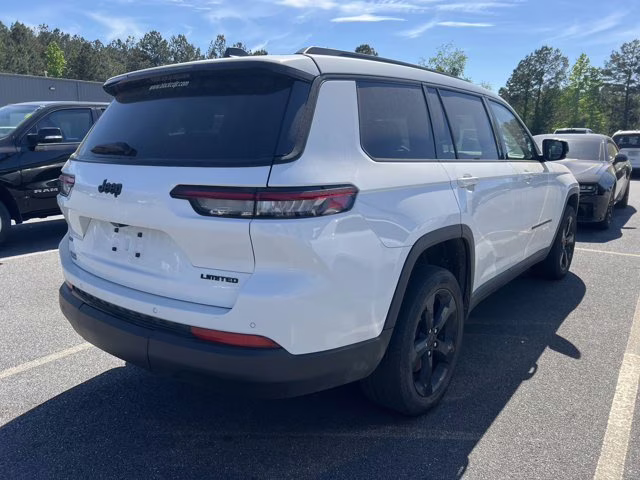 2023 Bright White Clearcoat Jeep Grand Cherokee L Limited RWD SUV