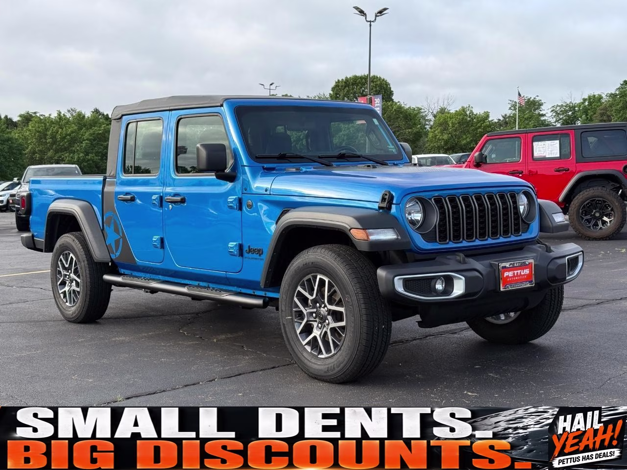 2025 Hydro Blue Pearlcoat Jeep Gladiator Sport 4X4 Truck