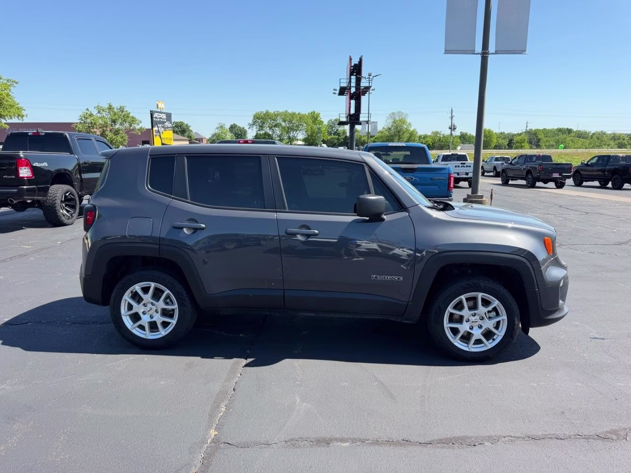 2023 Graphite Gray Jeep Renegade Latitude 4X4 SUV