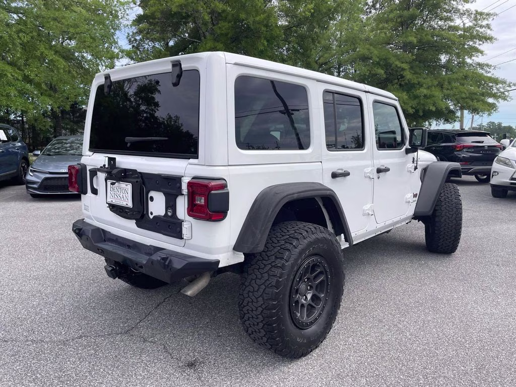 2021 Bright White Clearcoat Jeep Wrangler Unlimited Rubicon 4X4 SUV