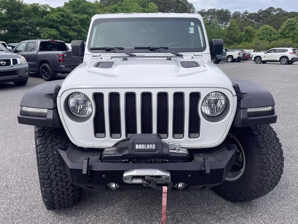 2021 Bright White Clearcoat Jeep Wrangler Unlimited Rubicon 4X4 SUV