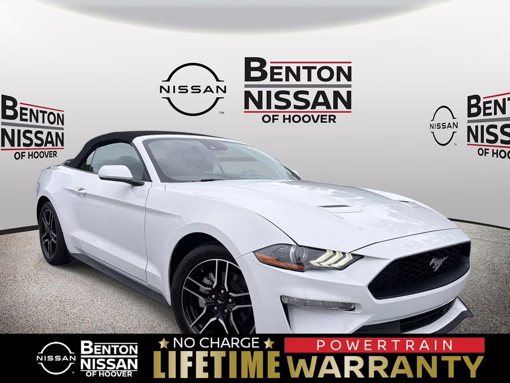 2023 Oxford White Ford Mustang EcoBoost Premium RWD Convertible