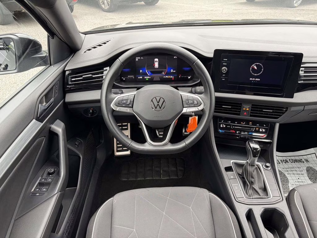 2025 Black Volkswagen Jetta 1.5T Sport FWD Sedan