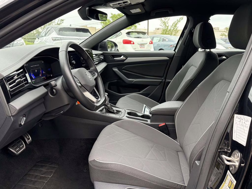 2025 Black Volkswagen Jetta 1.5T Sport FWD Sedan