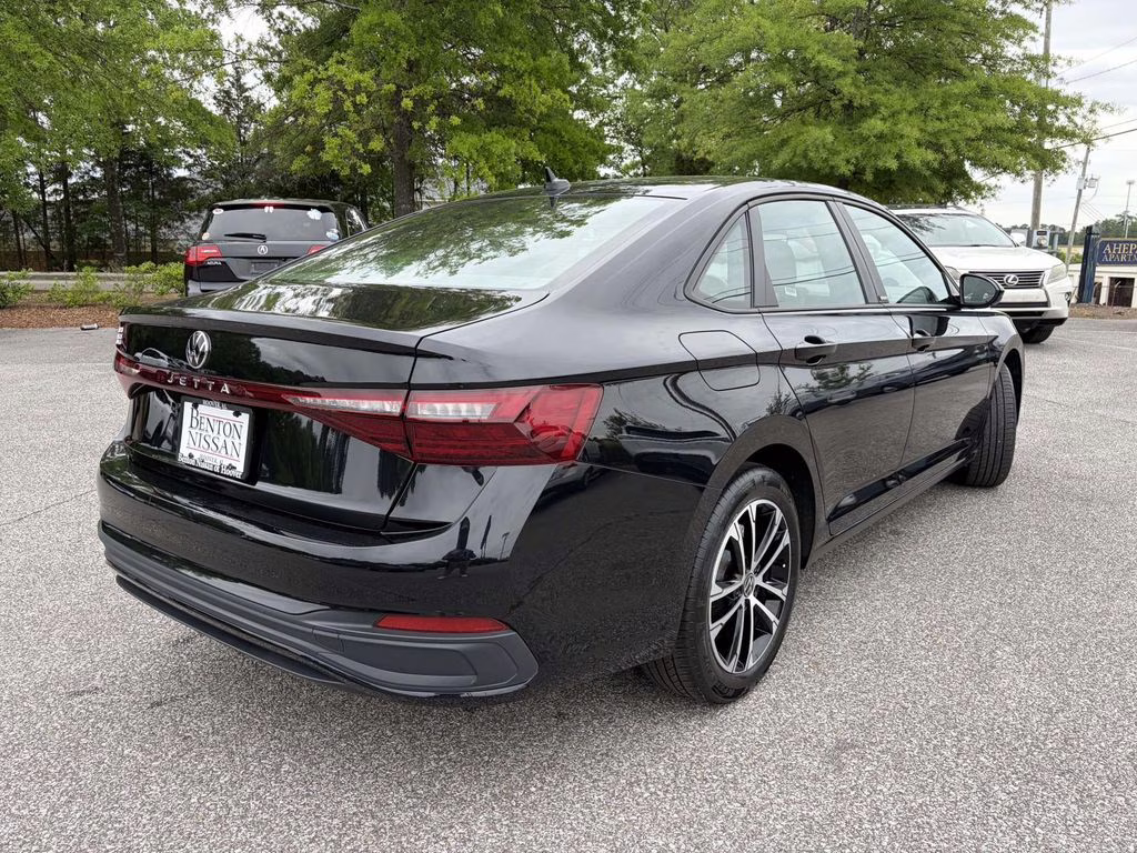 2025 Black Volkswagen Jetta 1.5T Sport FWD Sedan