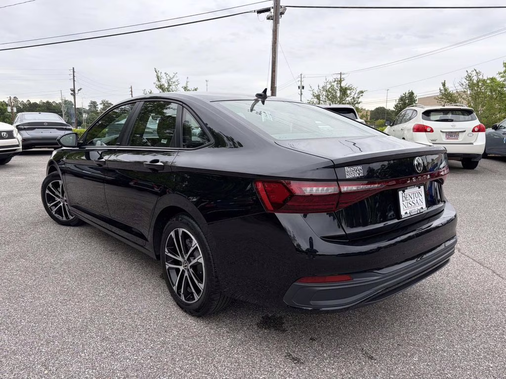 2025 Black Volkswagen Jetta 1.5T Sport FWD Sedan