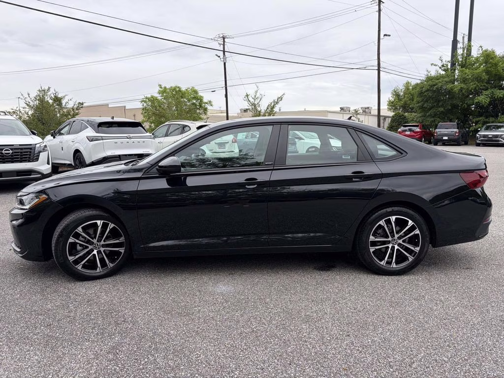 2025 Black Volkswagen Jetta 1.5T Sport FWD Sedan