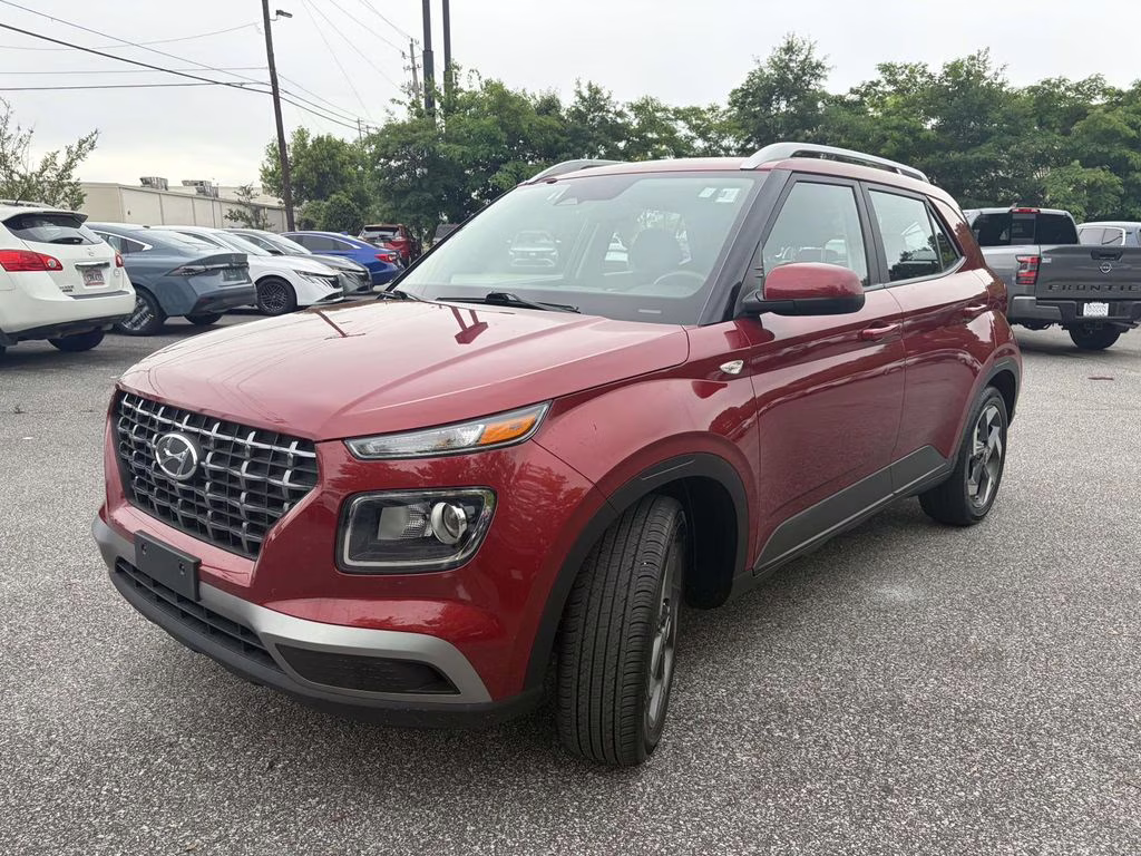 2025 Ultimate Red Hyundai Venue SEL FWD SUV