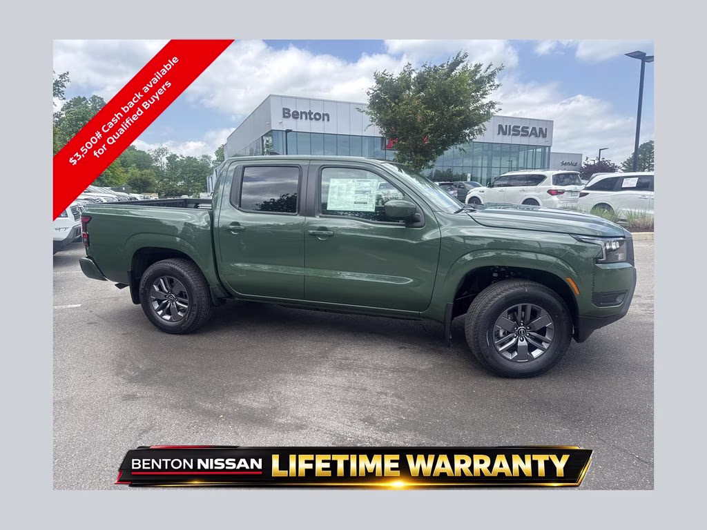 2026 Tactical Green Metallic Nissan Frontier SV 4X4 Truck