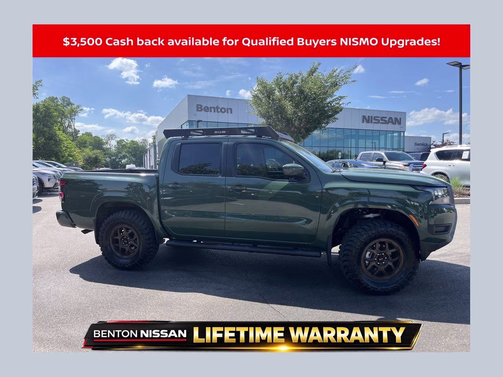 2026 Tactical Green Metallic Nissan Frontier SV 4X4 Truck