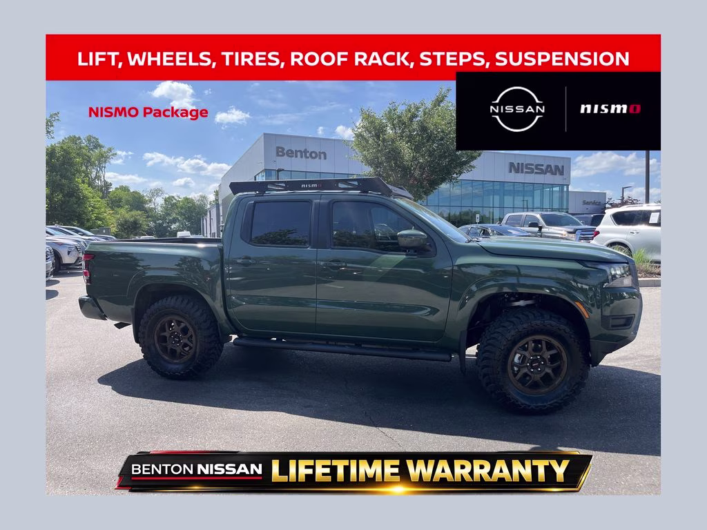 2026 Tactical Green Metallic Nissan Frontier SV 4X4 Truck