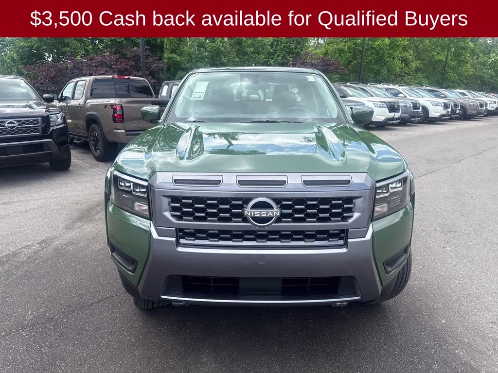 2026 Tactical Green Metallic Nissan Frontier SV 4X4 Truck