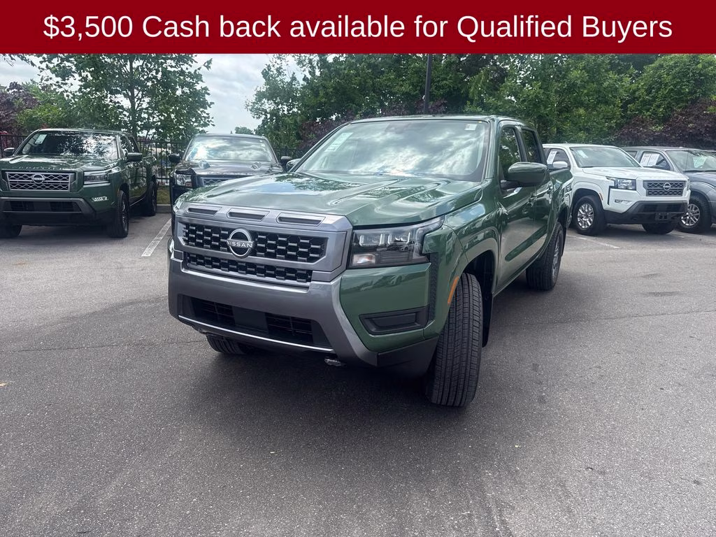 2026 Tactical Green Metallic Nissan Frontier SV 4X4 Truck