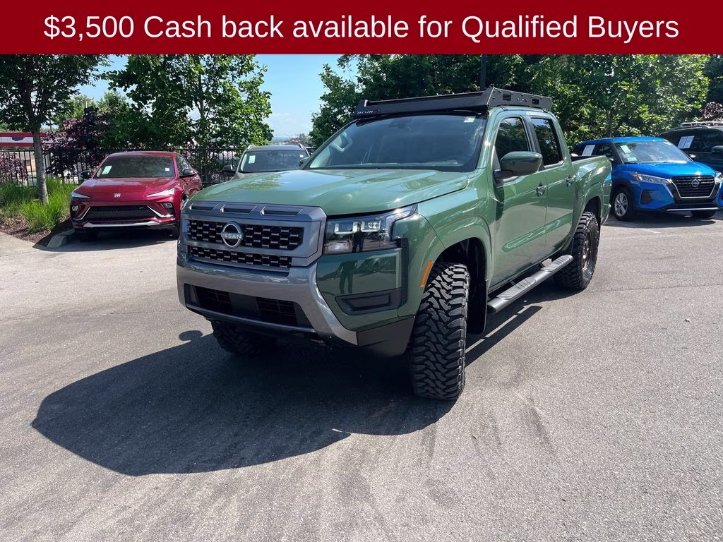 2026 Tactical Green Metallic Nissan Frontier SV 4X4 Truck