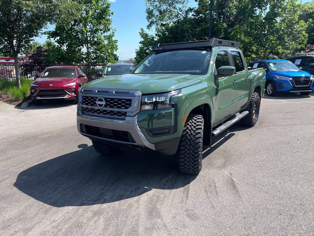 2026 Tactical Green Metallic Nissan Frontier SV 4X4 Truck